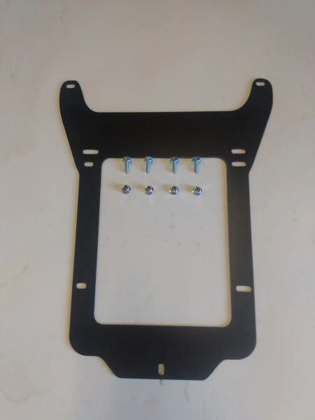 Wicked Wrench Motorsports Jeep Wrangler TJ and LJ auxiliary power steering cooler mounting bracket and full installation hardware kit contents layout
