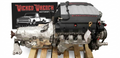 Wicked Wrench Motorsports turnkey Gen V LT1 engine with 10-speed 10L80 2WD automatic transmission swap package on a shipping pallet.